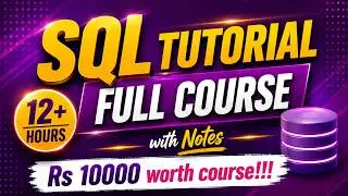 Oracle SQL for Beginners | SQL Complete Tutorial for Beginners | SQL Full Course | SQL Tutorial