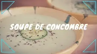 Soupe froide de concombre