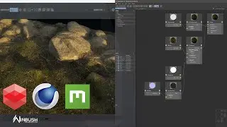 Converting Megascans materials to the new Redshift Node editor in Cinema 4D r21