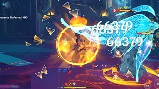 13 SECONDS STONE CHAMBER III (with Xinyan) F2P - Genshin Impact