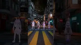 Viral dance on the street of Hong Kong /w Kona, Yum, Bobek - VRChat
