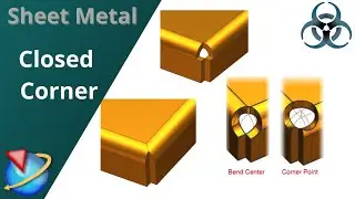 Siemens Unigraphics NX-Sheet Metal || Closed Corner Command