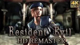 Resident Evil: HD Remaster | Jill Valentine Full Campaign [No Commentary] 4K60FPS