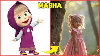 Masha and the Bear in REAL LIFE 🐻 + Guess Masha and the Bear Characters by Their Voice 🔊