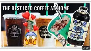 DIY STARBUCKS ICED COFFEE 2022