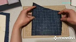 Сашико  Куртка из б/у джинсы