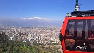 🇨🇱 Santiago, Chile | Funicular | Oasis Station | San Cristobal Hill #travel #chile #popular #4k