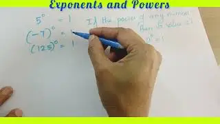 Exponents and Powers Questions #class7 #lawsofexponents