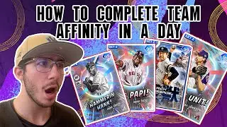 HOW TO COMPLETE TEAM AFFINITY 2 FAST | MLB THE SHOW 23