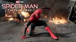 Spider Man Far From Home | fight Mysterio Final Battle  (HD)