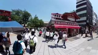 Tokyo Sensō-ji in Asakusa in 360