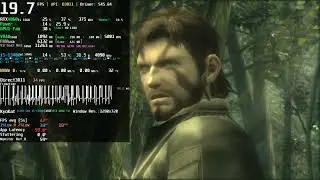PC METAL GEAR SOLID 3: Snake Eater - Master Collection Version Steam FPS Performance Test