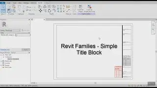 Revit Families   Simple Title Block