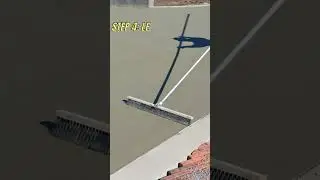 How to mix concrete like a pro 👷#ConcreteMixing #DIYConstruction #HomeImprovement