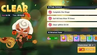 CookieRun: Tower of adventures - Chapter 6-14 Hard _ 3 stars.