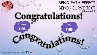 Bend Path Effect to Bend and Curve Paths via Inkscape with Mindcrafts by Sabrina