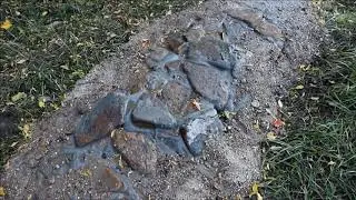 Дорожка из природного камня своими руками! Д Н!