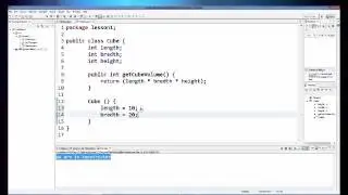 Java Tutorial 19   Class Constructor in Java