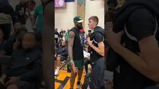 LEBRON PULLED UP TO WATCH COOPER FLAGG 🔥 