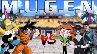 MUGEN Request 164: Goku, Mr.Game & Watch, Homer Simpson vs Vicky, Black Ranger, Ash Williams