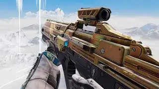 Splitgate - Gold Assault rifle showcase