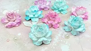 Розы из бумаги своими руками!!! Roses from paper handwork!!!