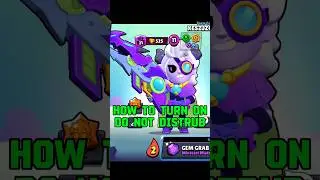 How To Turn On Do Not Disturb In Brawl Stars #brawlstars #brawl #shorts #foryou