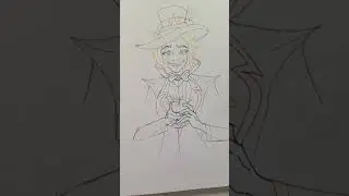Draw With Me ✎ Lucifer Morningstar ✎ #hazbinhotel #drawwithme #speedpaint