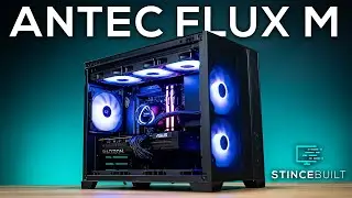 Antec Flux M PC Build featuring a 9800x3D + RX 9070 XT Build!