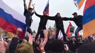 Армяне в День Победы На Красной Площади 09.05.2017г. 
