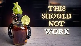 I Made a Cocktail With a Horseshoe and a Sock