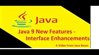 Java 9 New Features | Private methods in interface|