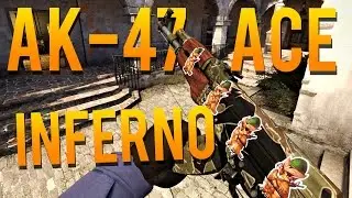 AK-47 ACE ON INFERNO - CS:GO COMP HIGHLIGHT