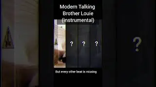 Modern Talking  Brother Louie (instrumental) but every other beat is missing  #moderntalking #eobim