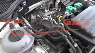 ГБО на Skoda A7 1.4. Установка ГБО. Газ на Шкода Октавия A7 1.4 (ГБО ХАрьков)