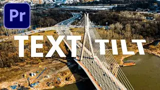 TILT TEXT Animation Effect inside Premiere Pro