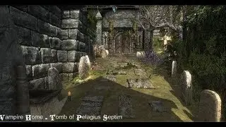 Vampire Home - Tomb of Pelagius Septim III - Skyrim House Mod