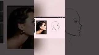 How to draw side profiles!✍️🏼 #drawingtutorial #howtodraw