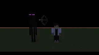 OMG I killed an EnderMan using bow and arrow