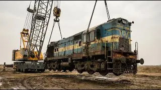 ASMR Car Restoration 🚂 – Restoring an Indian Railways WDM-2 in the Forest | Full Rebuild