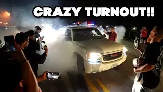 CRAZY BURNOUTS AT FREDDYLSX MEET!