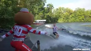 Brutus Learns to Waterski!