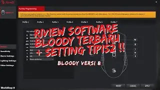 RIVIEW SOFTWARE TERBARU BLOODY VERSI 8 + TUTORIAL SETTING TIPIS2 !!