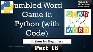 Jumbled Word Game in Python (with Code)