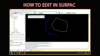 HOW TO EDIT IN SURPAC