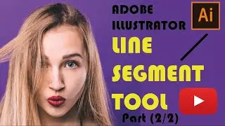 Adobe illustrator tutorial for beginners | line tool illustrator part (2/2) | Design with Anees