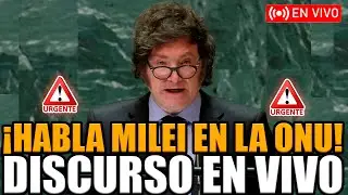🔴URGENTE MILEI EN LA ONU EN VIVO HABLA FRENTE A LOS PRESIDENTES DEL MUNDO | BREAK POINT