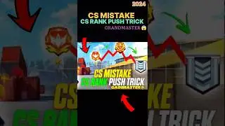 Cs rank mistakes | cs rank grandmaster push trick | #shorts #freefire