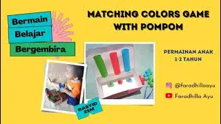 Permainan Edukasi Anak Usia 1-2 Tahun - Matching Colors Game dari Kardus Bekas