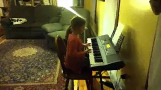 Maggie's piano practice!